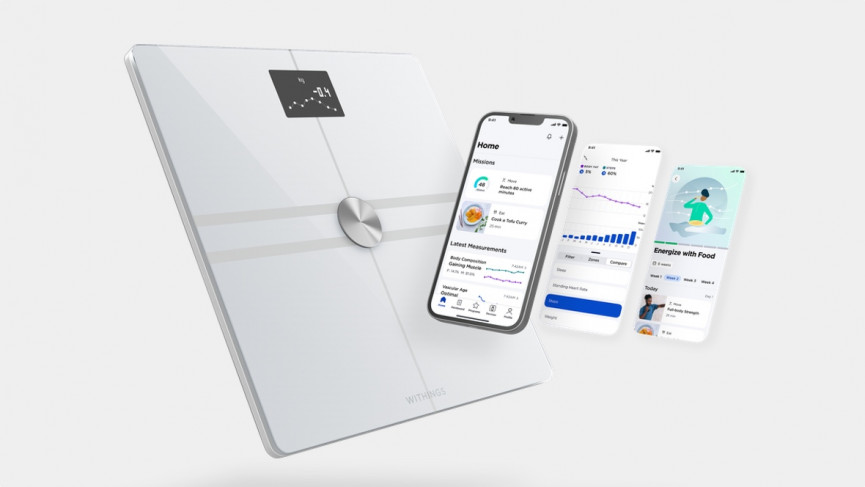 Withings Body Comp smart scale measures nerve health and visceral fat