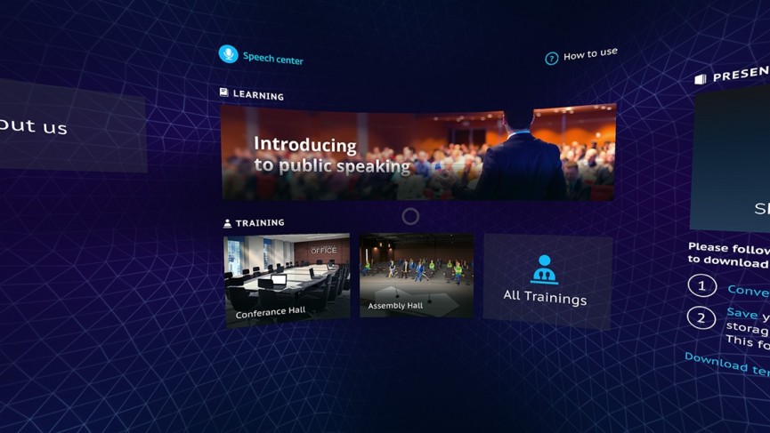 Speech Center VR wants to be your virtual reality classroom