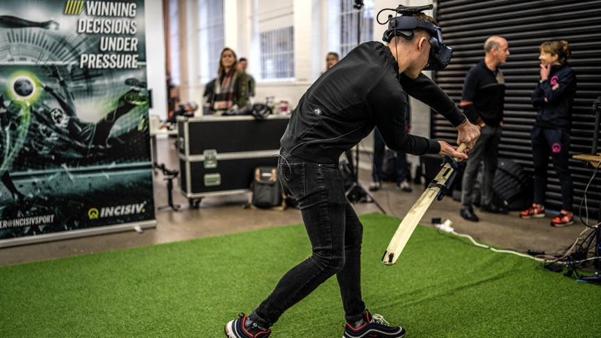How the HTC Vive Pro will help professional cricketers train against pressure