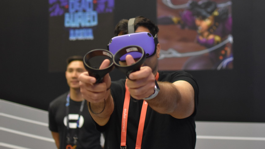Oculus' arena-scale Quest mixed reality is trippy and fantastic