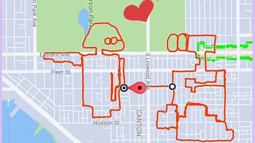 The most impressive Strava GPS drawings we've seen so far