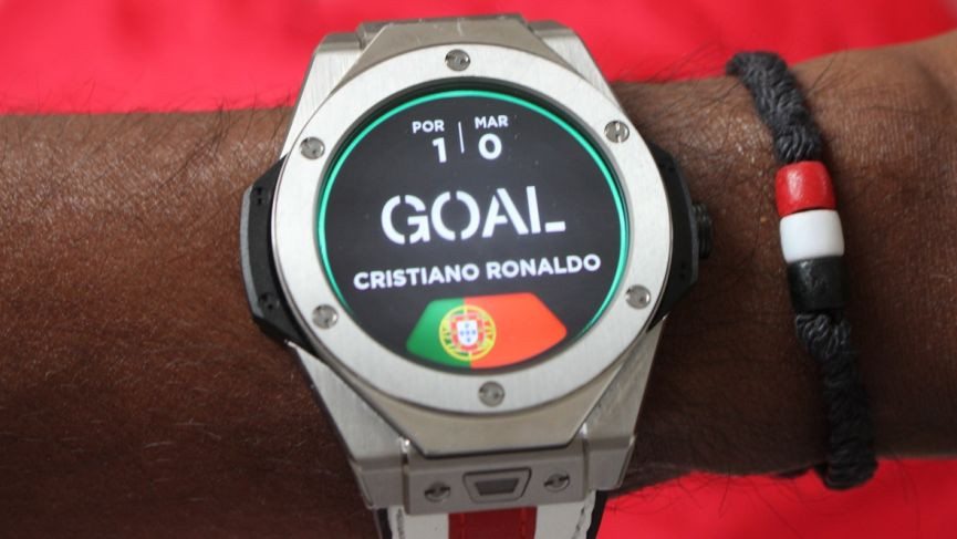Hublot is launching another football-themed smartwatch, this time for Euro 2020
