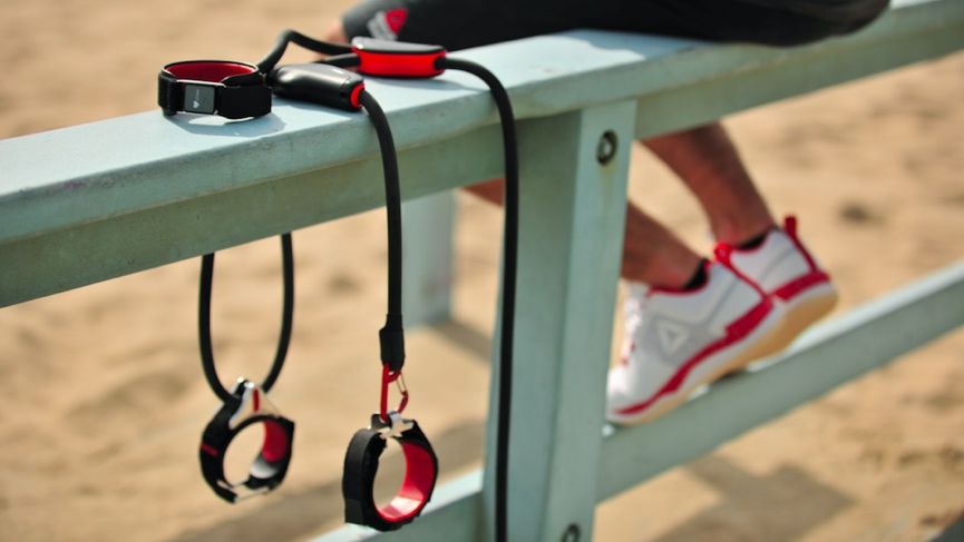 Hyfit is a wearable gym that lets you train on the road or at home
