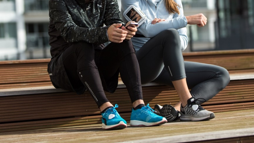 Shft IQ is a wearable pod that coaches you through your run
