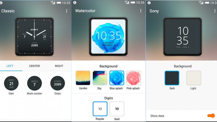 New Sony app offers more SmartWatch 3 watch faces to download