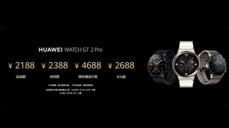 Huawei Watch GT2 Pro adds ECG to the mix