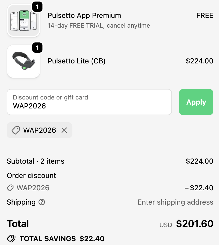 pulsetto discount
