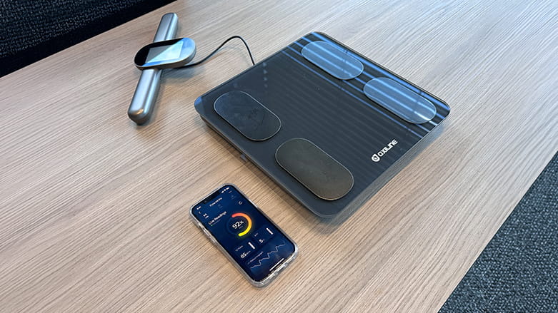 Oxiline smart scale health app