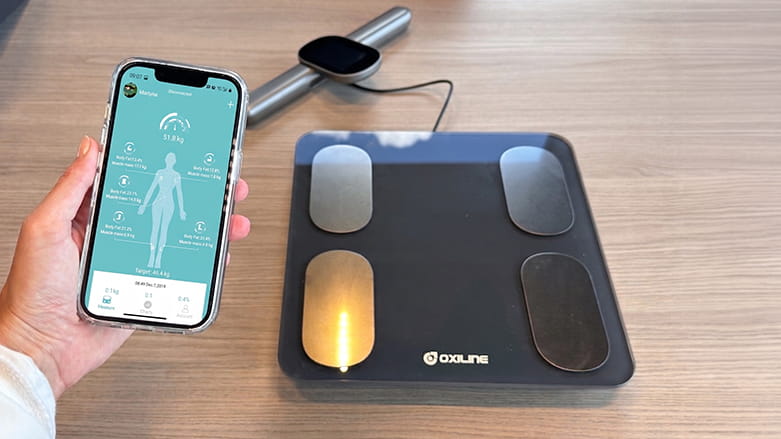 Oxiline scale images with apps