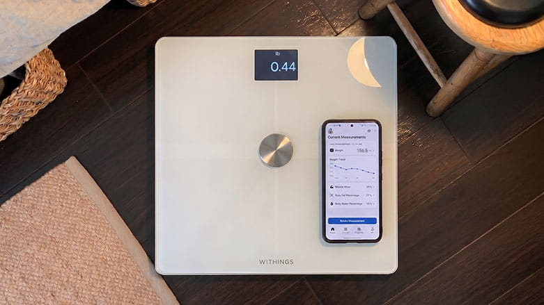 Withings Body Smart turned on