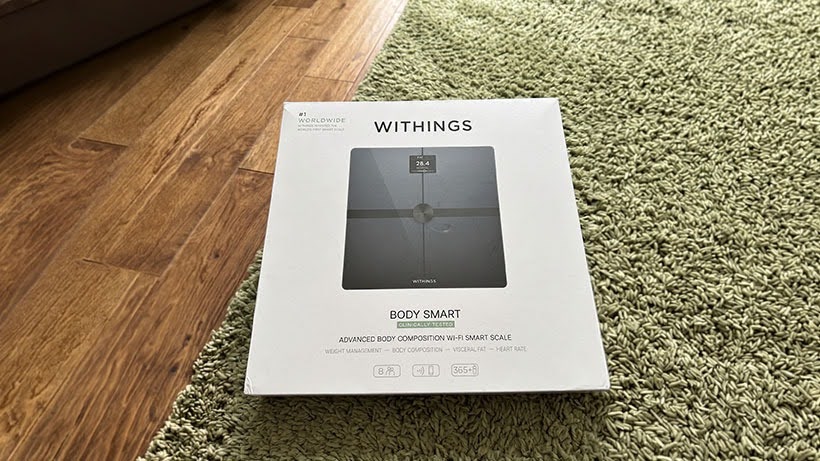 unboxing withings body comp