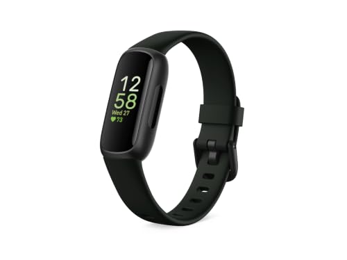 Large image for amazon product "Fitbit Inspire 3 Health & Fitness Tracker with Stress Management, Workout Intensity, Sleep Tracking, 24/7 Heart Rate - 3-Month Google Health Premi…"