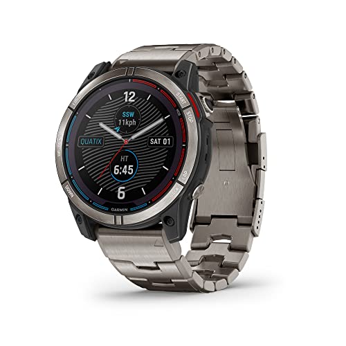 Large image for amazon product "Garmin quatix® 7X Solar Edition, Marine GPS Smartwatch, Solar Charging Capabilities, Durable Watch with Flashlight, Tide Changes and Anchor Drag A…"