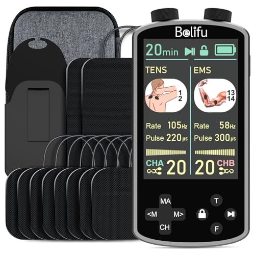Large image for amazon product "Belifu TENS EMS Unit Muscle Stimulator"
