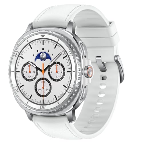 Large image for amazon product "Samsung Galaxy Watch 8 Classic (2025) 46mm Bluetooth Smartwatch, Cushion Design, Rotating Bezel, Quick Button, Sleep Coaching, Running Coach, Ener…"