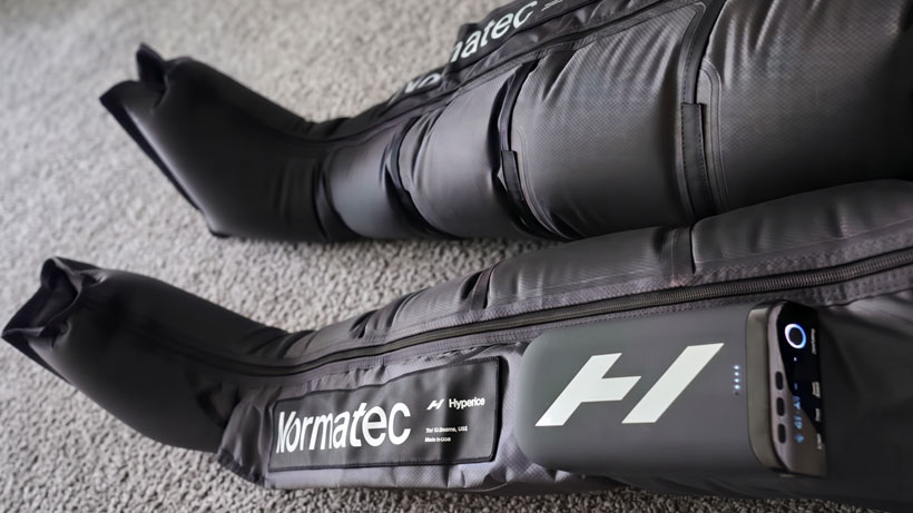Close up of Normatec Elite