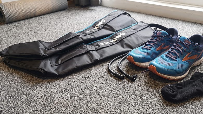 FIT KING Dynamic next to shoes