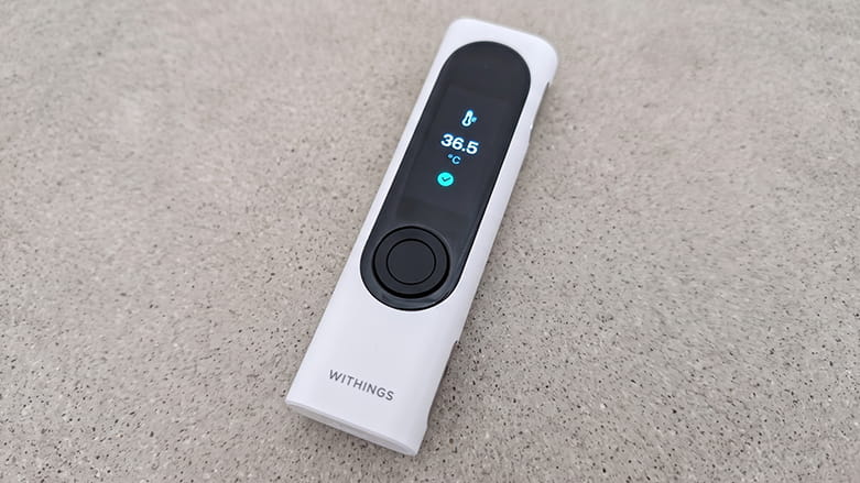 Withings Beamo tempeture reading