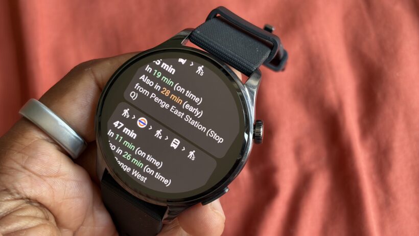 Xiaomi Watch 5 navigation