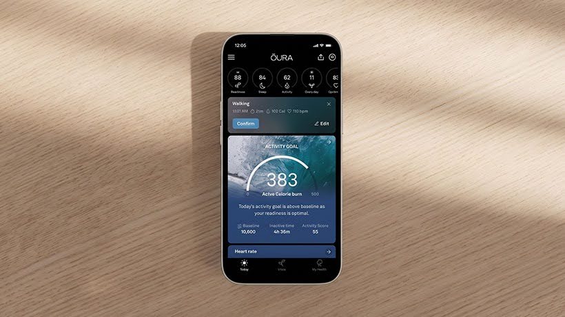 The Oura app