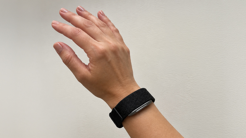 Wearing Hume Band 2.0