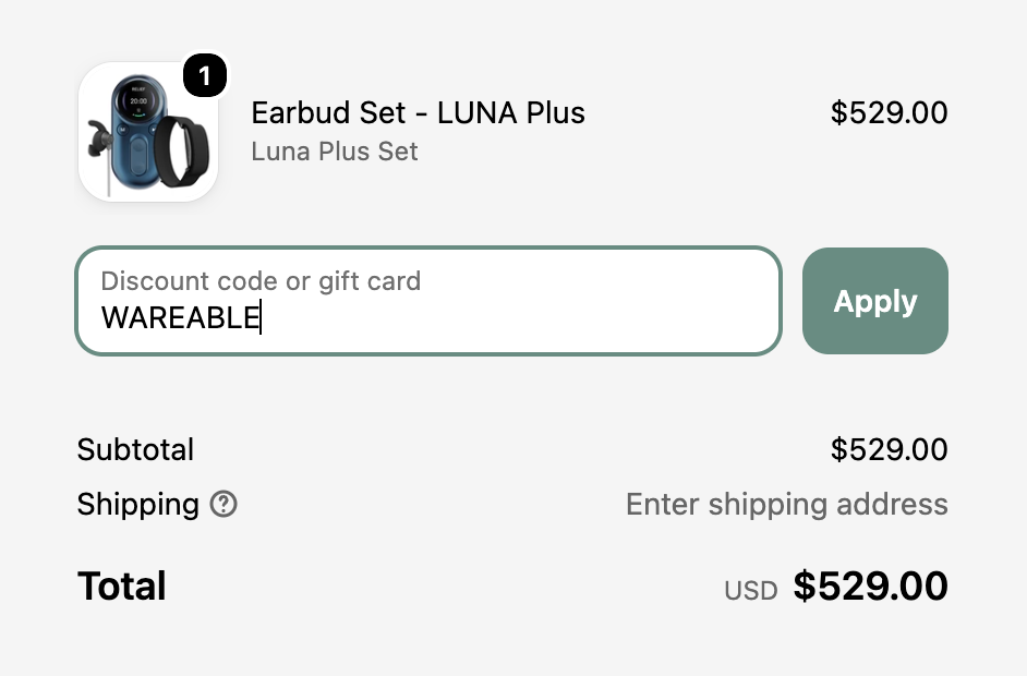 zenowell applying discount code