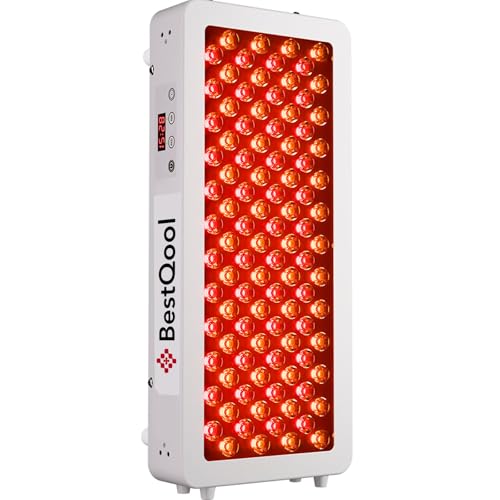 Large image for amazon product "BestQool Red Light Therapy Panel, 4 Wavelengths for Body and face, 160W"