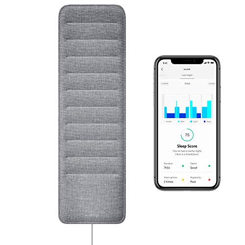 Large image for amazon product "Withings Sleep - Sleep Tracking Pad"