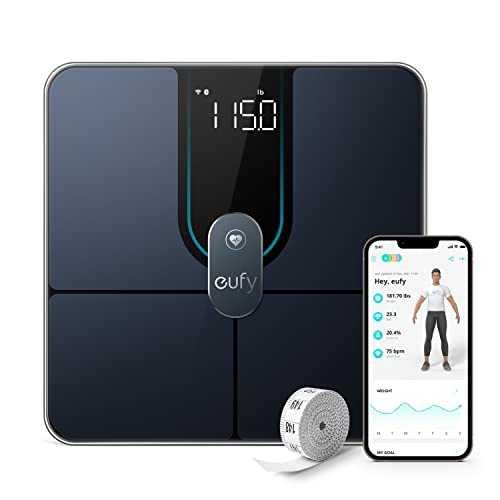 Large image for amazon product "eufy Digital Bathroom Scale P2 Pro, Smart Scale for Body Weight with Wi-Fi Bluetooth, 16 Measurements Body Composition Scale with bmi, Body Fat, M…"
