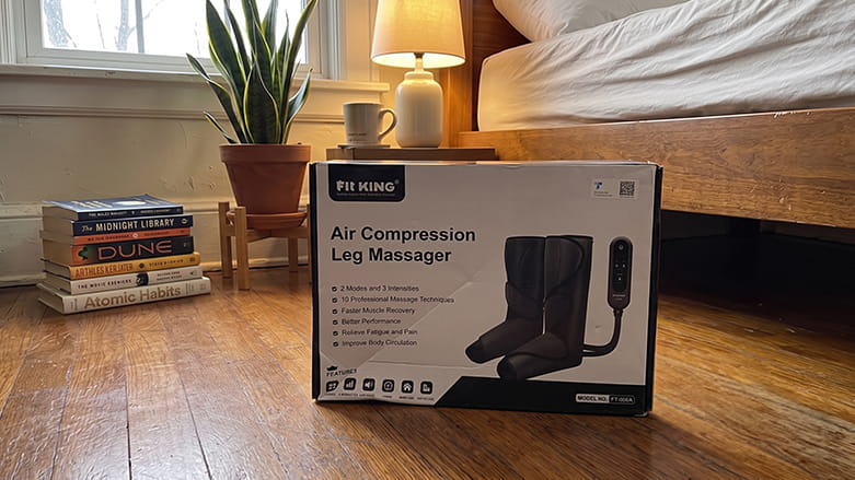 FIT KING Air Compression Leg Massager unboxing