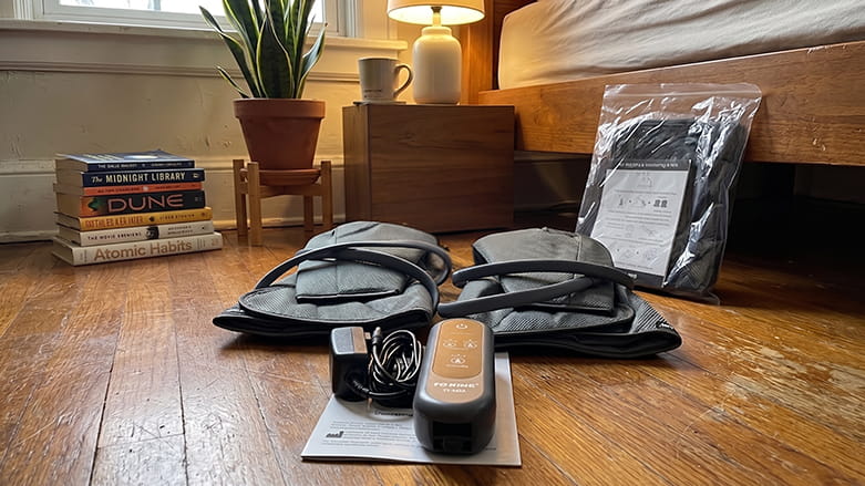 Using FIT KING Leg Massager for the first time