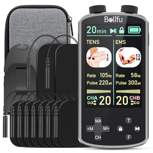 Large image for amazon product "Belifu TENS EMS Unit Muscle Stimulator"