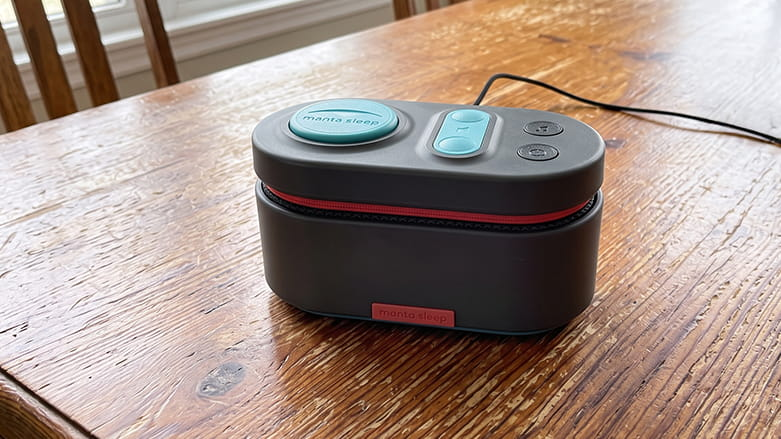 Manta White Noise Machine up close