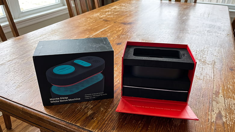 Unboxing Manta White Noise Machine