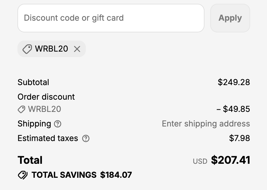 hume health discount applied