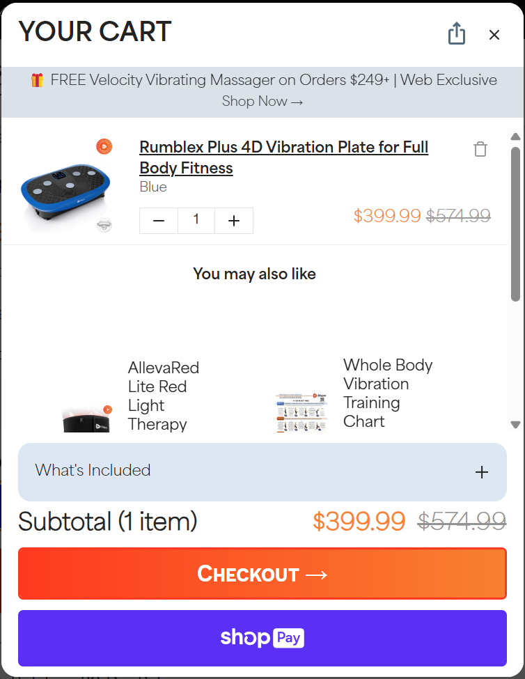 lifepro bf checkout
