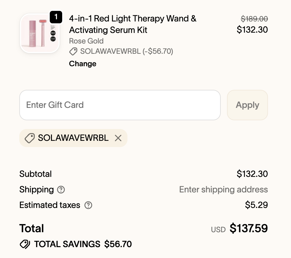 new solawave discount code