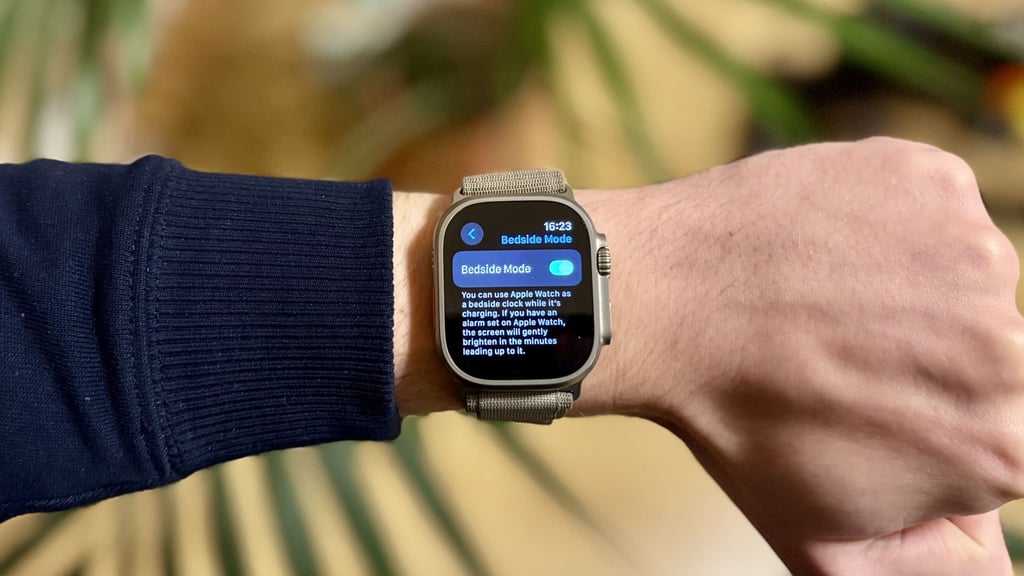 bedside mode setting on apple watch ultra