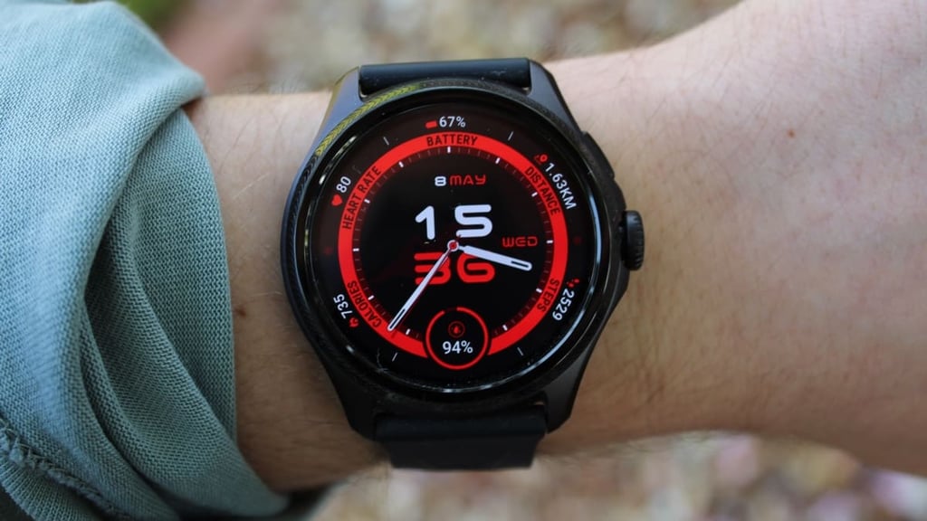 wear os watch mobvoi ticwatch pro 5 on wrist