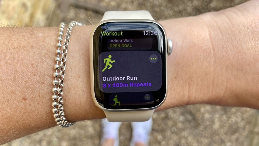 Apple Watch workout app