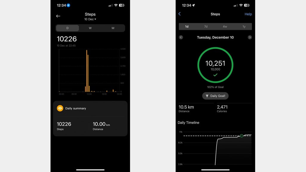 Xiaomi Smart Band 9 Pro steps