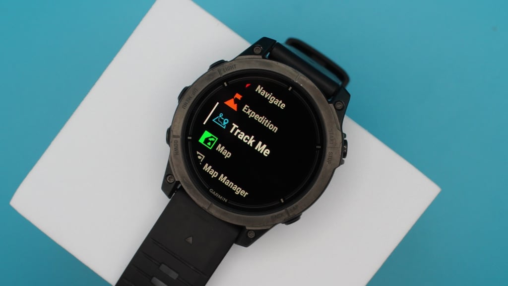 Garmin Track Me app