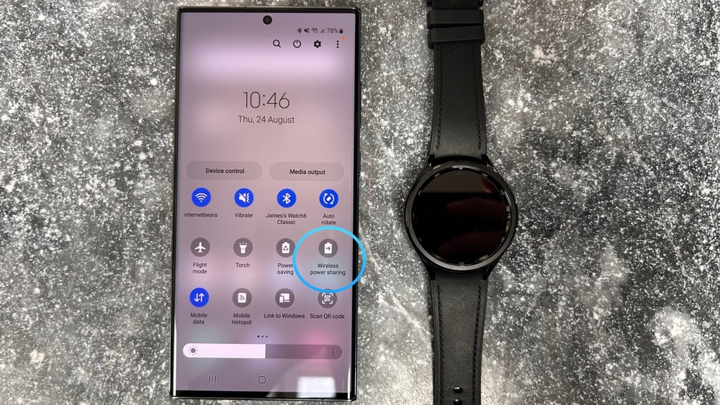 How to charge Samsung Galaxy Watch anywhere with Wireless PowerShare photo 2