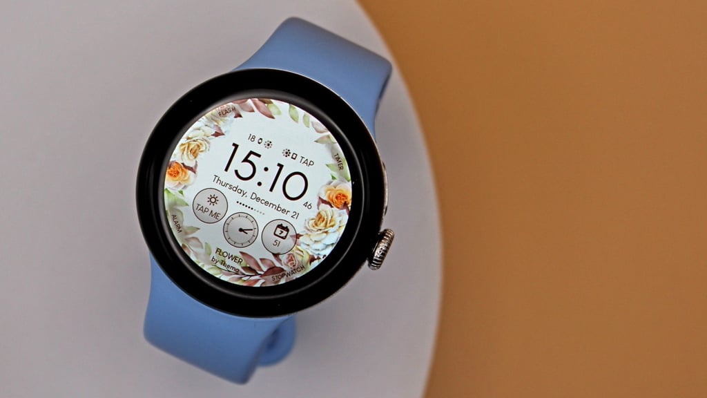 flower watch face pixel watch