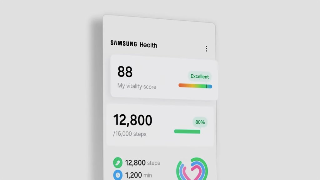 Samsung Health 2024 update my vitality score