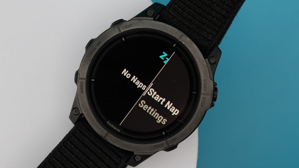 nap mode garmin start