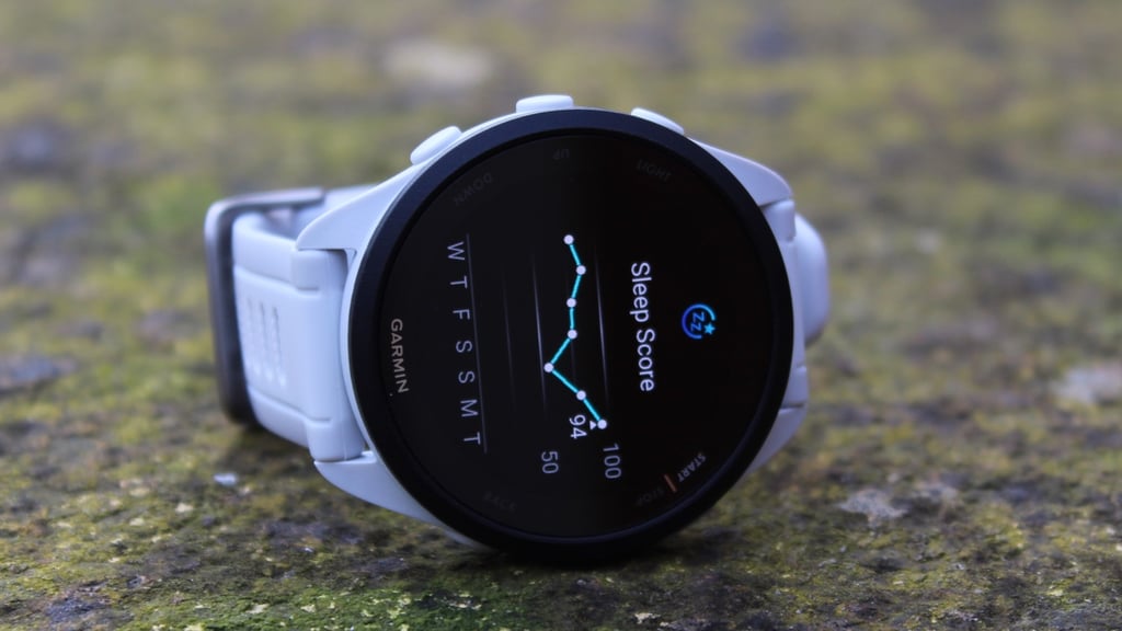 Garmin Forerunner 165 sleep score stats
