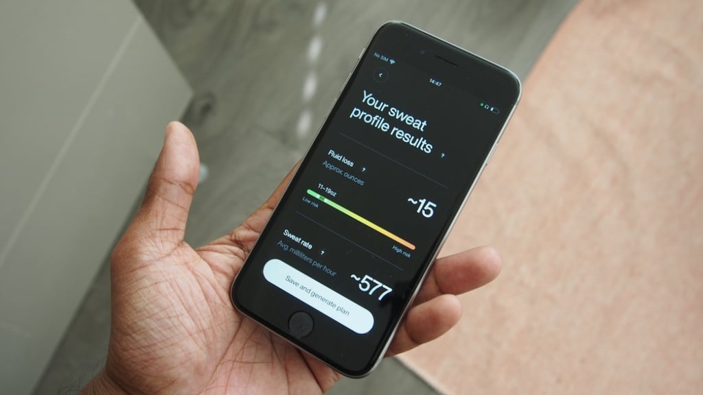 Let's talk about sweat: We tracked hydration with the Gatorade Gx smart patch