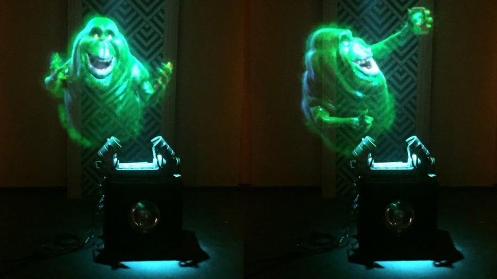 We tried the Ghostbusters VR experience and it was awesome