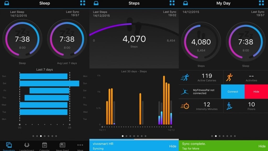 Fitbit Charge 2 v Garmin Vivosmart HR+